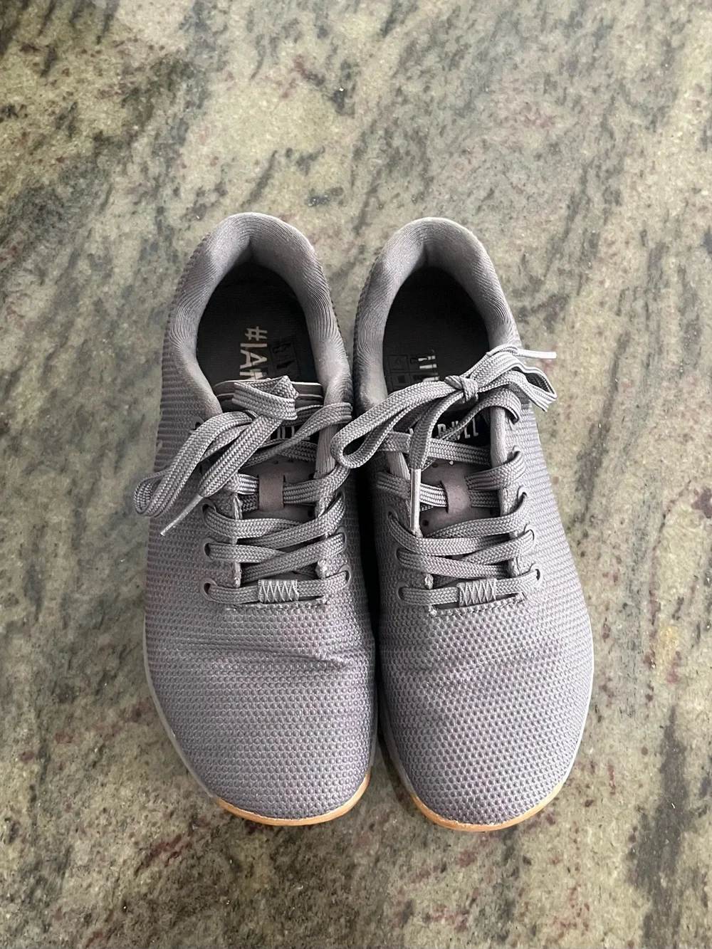 Nobull Dark Gray Superfabric Gym Training Shoes Size Women's 7/mens 5.5